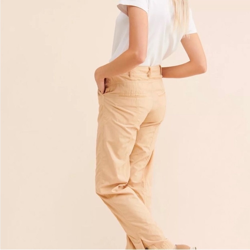 NWT Free People Mid-Rise Lucid Dreams Cargo Straight Leg Cotton Track Pant, 8 - Picture 6 of 12